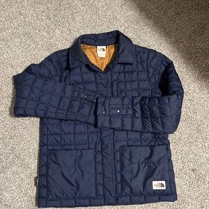The North Face Navy Quilted Jacket
